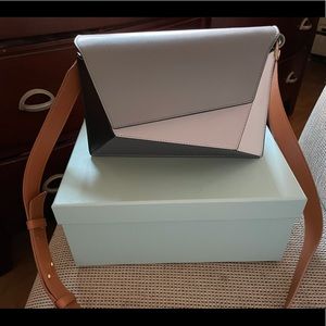 Mlouye Naomi Shoulder Bag in Black/Grey